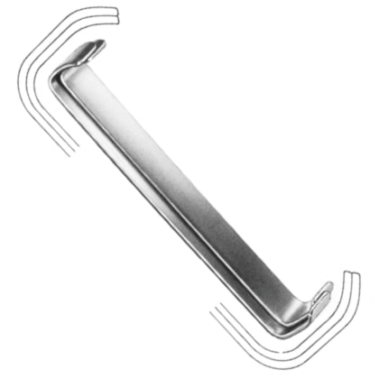 Afastador Farabeuf Adulto 13mm-15cm par - Quinelato Afastador Farabeuf Adulto 13mm-15cm par - Quinelato