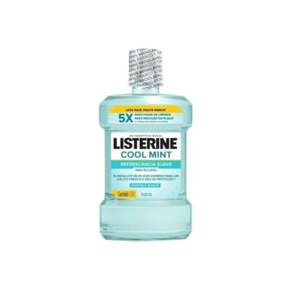 Antisseptico Listerine Cool Mint S\Alcool Johnson 1.5LTRS
