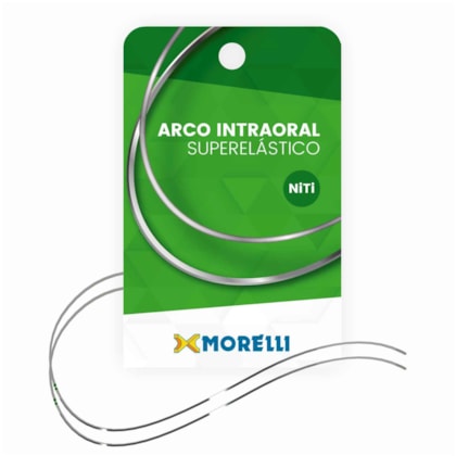 Arco NiTi Curva Reversa-SPEE Superelástico M Quadrado - 0,40x0,40mm (.016"x.016") - 5071003 - Morelli Arco NiTi Curva Reversa-SPEE Superelástico M Quadrado - 0,40x0,40mm (.016"x.016") - 5071003 - Morelli