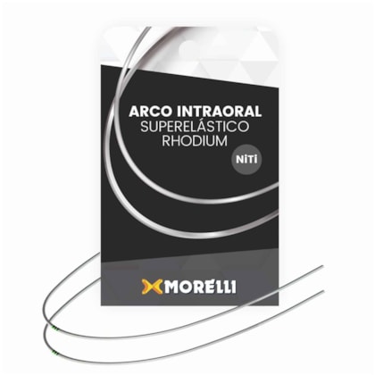 Arco NiTi Rhodium Superelástico G Retangular - Morelli Arco NiTi Rhodium Superelástico G Retangular - Morelli
