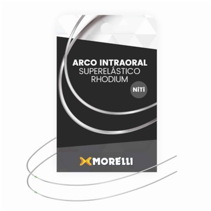 Arco NiTi Rhodium Superelástico M Redondo - Morelli Arco NiTi Rhodium Superelástico M Redondo - Morelli