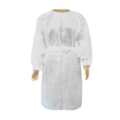 Avental Descartável Manga Longa Gr.30 Branco - Best Fabril