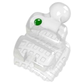 Bráquete Roth PolySafira .022" com gancho - Morelli Bráquete Roth PolySafira .022" com gancho - Morelli