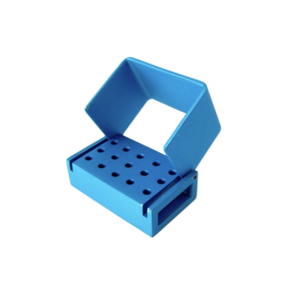 Broqueiro em Alumínio para 15 pontas PM Azul - Fava Broqueiro em Alumínio para 15 pontas PM Azul - Fava