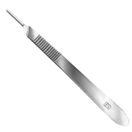 Cabo para Bisturi nº 3 - Quinelato Cabo para Bisturi nº 3 - Quinelato