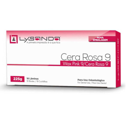 Cera 9 Rosa Lâmina - Lysanda