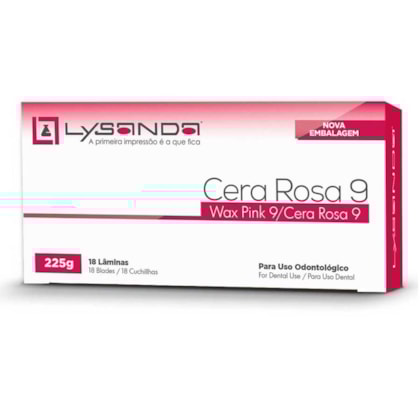 Cera 9 Rosa Lâmina - Lysanda