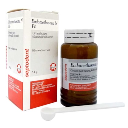 Cimento Endodôntico Endomethasone N Pó - Septodont Cimento Endodôntico Endomethasone N Pó - Septodont