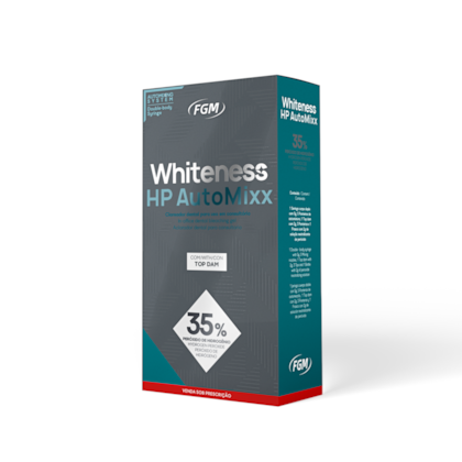 Clareador Whiteness HP Automixx 35% Kit - FGM Clareador Whiteness HP Automixx 35% Kit - FGM