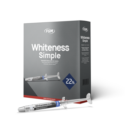 Clareador Whiteness Simple com 3 Seringas - FGM