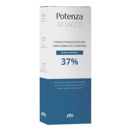 Condicionador Ácido Fosfórico Potenza Attacco 37% - PHS Condicionador Ácido Fosfórico Potenza Attacco 37% - PHS