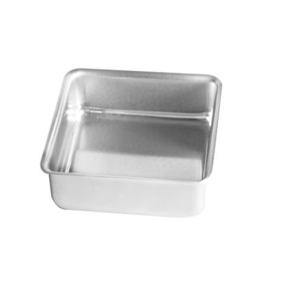 Cuba Inox Quadrada para Gaze 7,5x7,5x3cm - Fava Cuba Inox Quadrada para Gaze 7,5x7,5x3cm - Fava