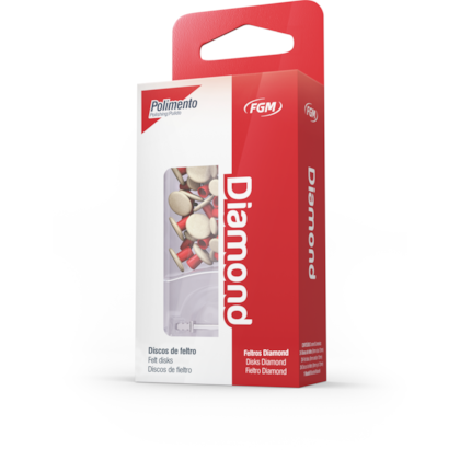 Disco de Feltro Diamond 8/12mm - FGM Disco de Feltro Diamond 8/12mm - FGM