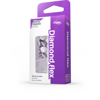 Disco de Feltro Diamond Flex 8/12mm - FGM Disco de Feltro Diamond Flex 8/12mm - FGM