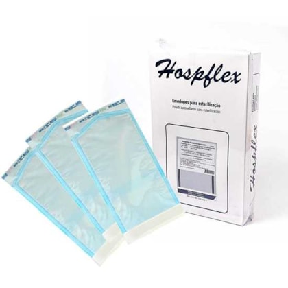 Envelope para Esterilização Autosselante 300x450mm - Hospflex Envelope para Esterilização Autosselante 300x450mm - Hospflex