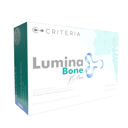 Enxerto Ósseo Bovino Lumina-Bone Bloco 10x10x05mm - Critéria Enxerto Ósseo Bovino Lumina-Bone Bloco 10x10x05mm - Critéria