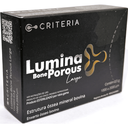 Enxerto Ósseo Bovino Lumina-Bone Porous Large 0,5gr. - Critéria Enxerto Ósseo Bovino Lumina-Bone Porous Large 0,5gr. - Critéria