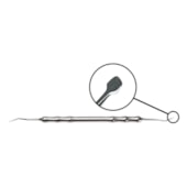 Espátula para Fio Retrato Fischers Packer 45 - Ultradent Espátula para Fio Retrato Fischers Packer 45 - Ultradent