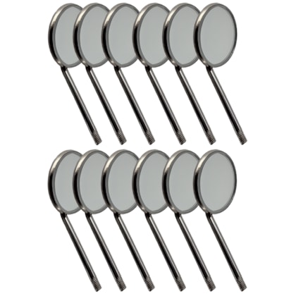 Espelho Bucal Plano nº 5 com 12 peças - Golgran Espelho Bucal Plano nº 5 com 12 peças - Golgran