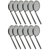 Espelho Bucal Plano nº 5 com 12 peças - Golgran Espelho Bucal Plano nº 5 com 12 peças - Golgran