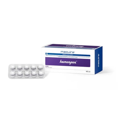 Esponja Hemostática Hemospon Cubo - Maquira Esponja Hemostática Hemospon Cubo - Maquira