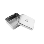 Estojo Inox 07x06x3cm - Fava Estojo Inox 07x06x3cm - Fava
