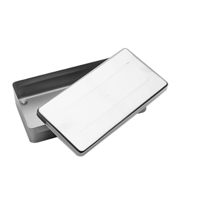 Estojo Inox 22,5x10,5x3cm - Fava Estojo Inox 22,5x10,5x3cm - Fava