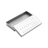 Estojo Inox Perfurado 18x08x5cm - Fava Estojo Inox Perfurado 18x08x5cm - Fava