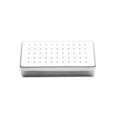 Estojo Inox Perfurado 26x12x6cm - Fava Estojo Inox Perfurado 26x12x6cm - Fava