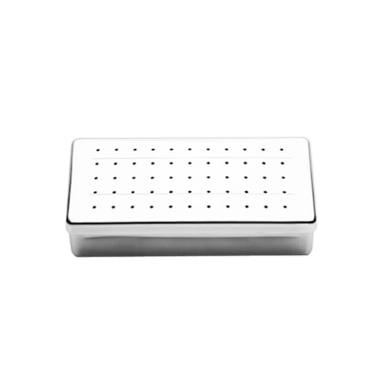 Estojo Inox Perfurado 26x12x6cm - Fava Estojo Inox Perfurado 26x12x6cm - Fava