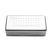 Estojo Inox Perfurado 32x16x8cm - Fava Estojo Inox Perfurado 32x16x8cm - Fava