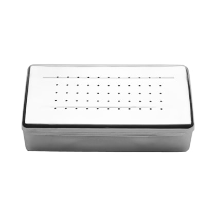 Estojo Inox Perfurado 32x16x8cm - Fava Estojo Inox Perfurado 32x16x8cm - Fava