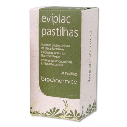 Evidenciador de Placa Eviplac com 60 unidades - Biodinâmica Evidenciador de Placa Eviplac com 60 unidades - Biodinâmica