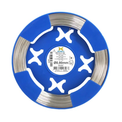 Fio CrNi Ortodôntico Duro Elástico em Rolo 500g Redondo - Morelli Fio CrNi Ortodôntico Duro Elástico em Rolo 500g Redondo - Morelli