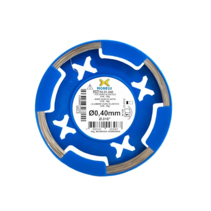 Fio CrNi Ortodôntico Duro Elástico em Rolo 50g Redondo - Ø0,40mm (.016") - 5501040 - Morelli Fio CrNi Ortodôntico Duro Elástico em Rolo 50g Redondo - Ø0,40mm (.016") - 5501040 - Morelli