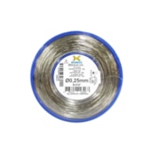 Fio CrNi para Amarrilho em Rolo 50g Redondo - Ø0,25mm (.010") - 5501210 - Morelli