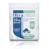 Gaze 13 Fios 7.5X7.5CM Ultracot.Minasrey PCT.C\500 Gaze 13 Fios 7.5X7.5CM Ultracot.Minasrey PCT.C\500