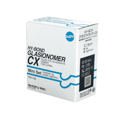 Ionômero de Vidro para Restauração Cimentação Glasionomer CX Mini Set - Shofu Ionômero de Vidro para Restauração Cimentação Glasionomer CX Mini Set - Shofu