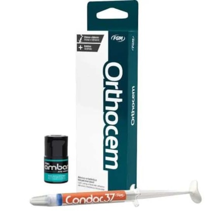 Kit Adesivo Ortodôntico Orthocem + Adesivo Ambar APS Ortho - FGM Kit Adesivo Ortodôntico Orthocem + Adesivo Ambar APS Ortho - FGM