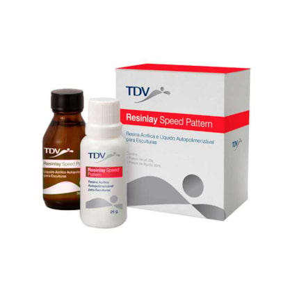 Kit Resina Acrílica Autopolimerizável Resinlay Speed Pattern - TDV Kit Resina Acrílica Autopolimerizável Resinlay Speed Pattern - TDV
