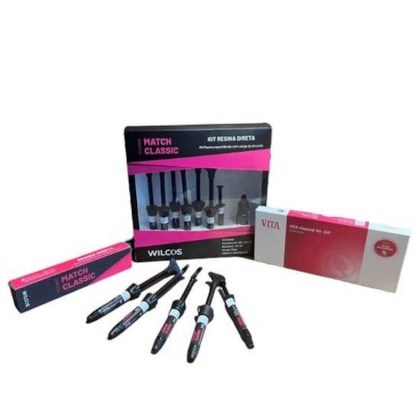 Kit Resina Match Classic com Escala de Cores Vita Classical - Wilcos