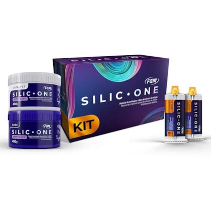 Kit Silicone de Adição One Putty Soft + Light Body - FGM Kit Silicone de Adição One Putty Soft + Light Body - FGM