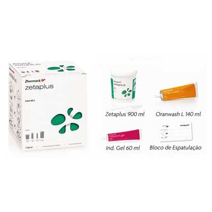 Kit Silicone de Condensação Intro Zetaplus - Zhermack Kit Silicone de Condensação Intro Zetaplus - Zhermack