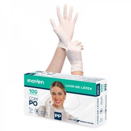 Luva de Procedimento de Latex com Pó - Inoven