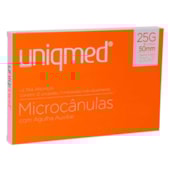 Microcânula 25G (0.50mm) com Agulha Auxiliar - Uniqmed Microcânula 25G (0.50mm) com Agulha Auxiliar - Uniqmed