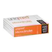 Microcânulas 22G (0.70mm) x 50mm - Uniqmed