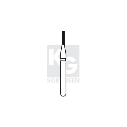 Ponta Diamantada Cilíndrica Topo Plano FG (Broca) - KG Sorensen