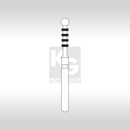 Ponta Diamantada Roda Topo Inativo FG (Broca) - KG Sorensen