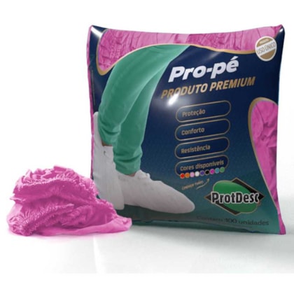 Propé Descartável Gr.20 Sapatilha Pink - Protdesc Propé Descartável Gr.20 Sapatilha Pink - Protdesc