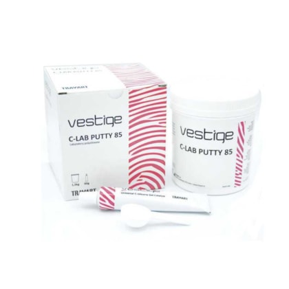 Silicone de Condensação Vestige C-Lab Putty 85 1,5Kg + Catalisador - Trayart Silicone de Condensação Vestige C-Lab Putty 85 1,5Kg + Catalisador - Trayart